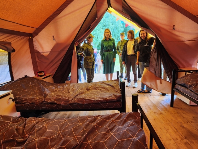 Палаточный лагерь открыт.